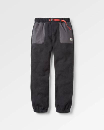 Offgrid Recycled Sherpa Fleece Jogger - Black