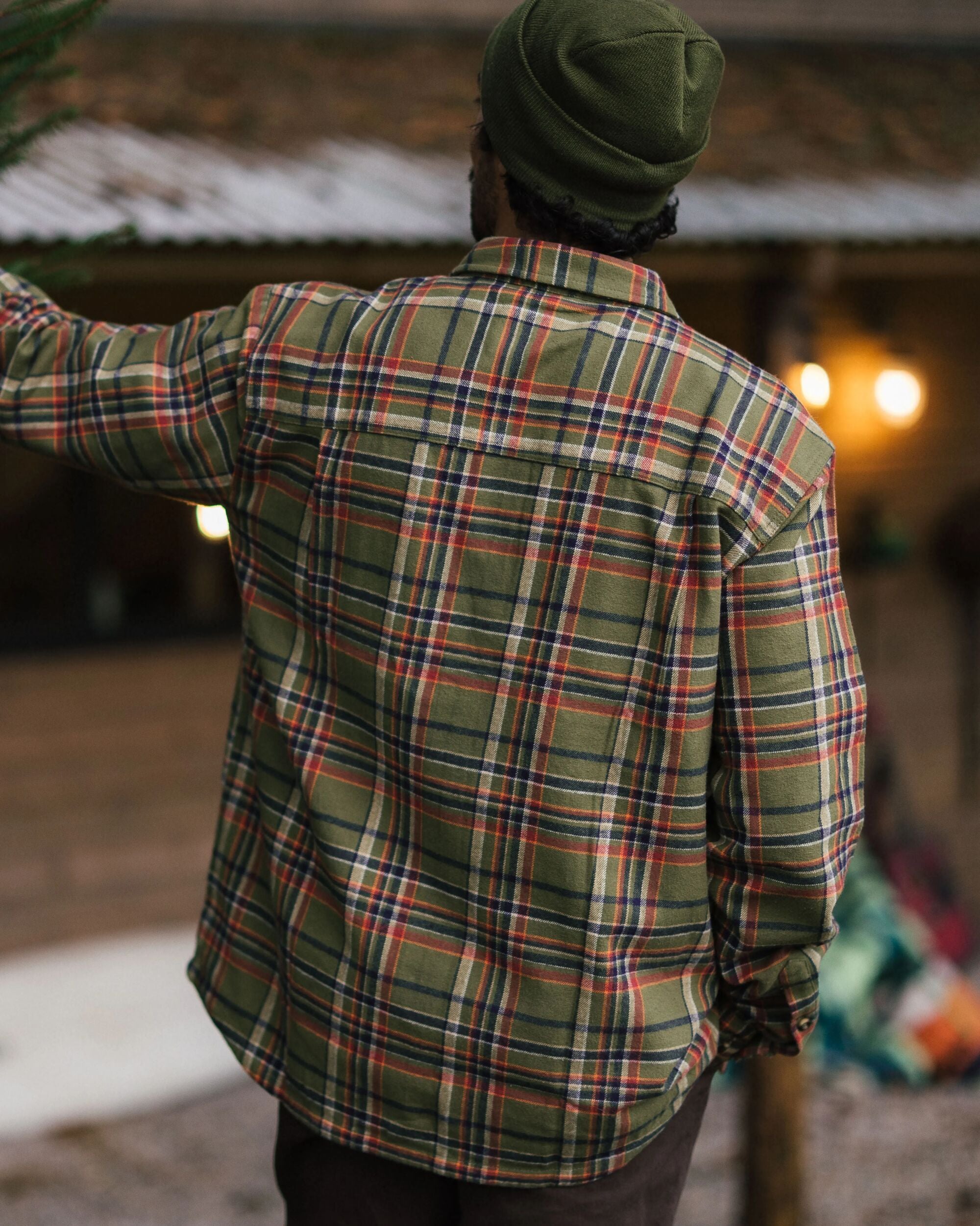 Backcountry Check Shirt - Khaki Check - Lifestyle