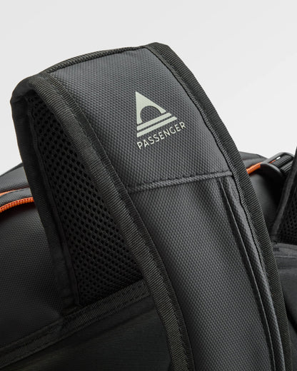 Atlas Recycled Backpack Duffel - Black - Flatlay