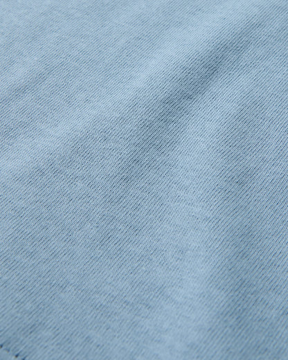 Dawning Recycled Cotton Vest - Faded Denim - Flatlay