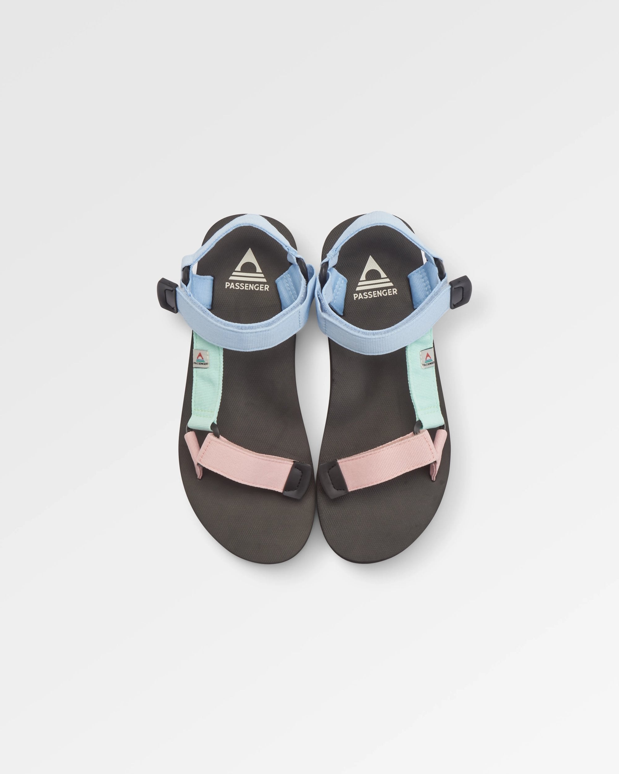 Venice Sandal - Ice Blue Multi - Flatlay