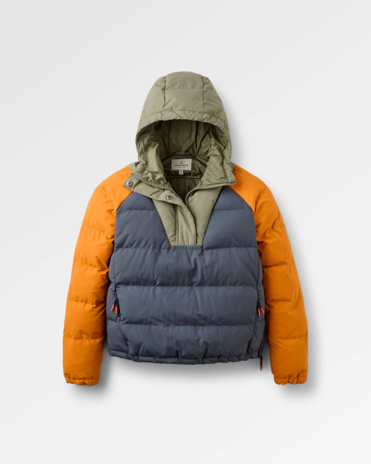 Ocean Heavyweight Insulated Anorak - Charcoal - Flatlay