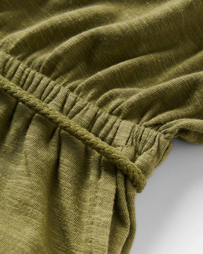Rivergate Organic Cotton Dress 2.0 - Clover - Flatlay