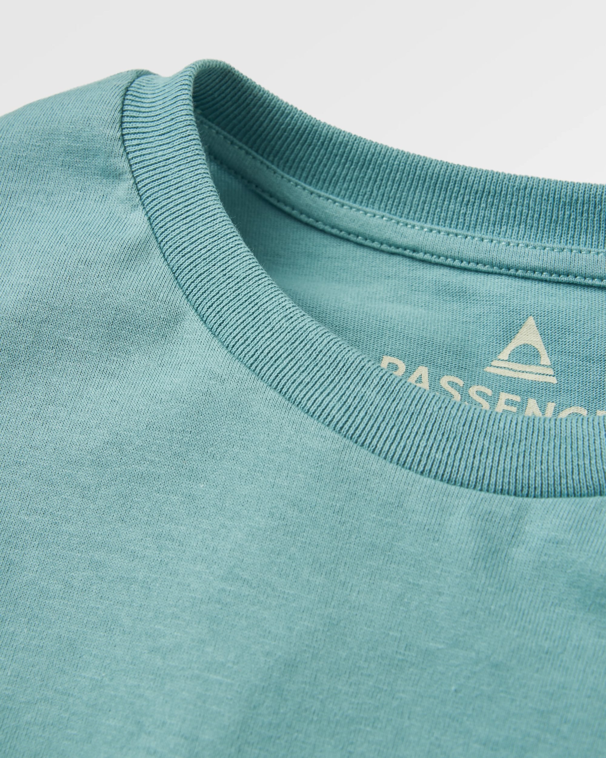 Beechey Recycled Cotton LS T-Shirt - Arctic - Flatlay