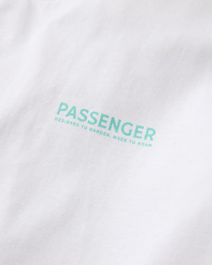 NWB Recycled Cotton T-Shirt - White - Flatlay