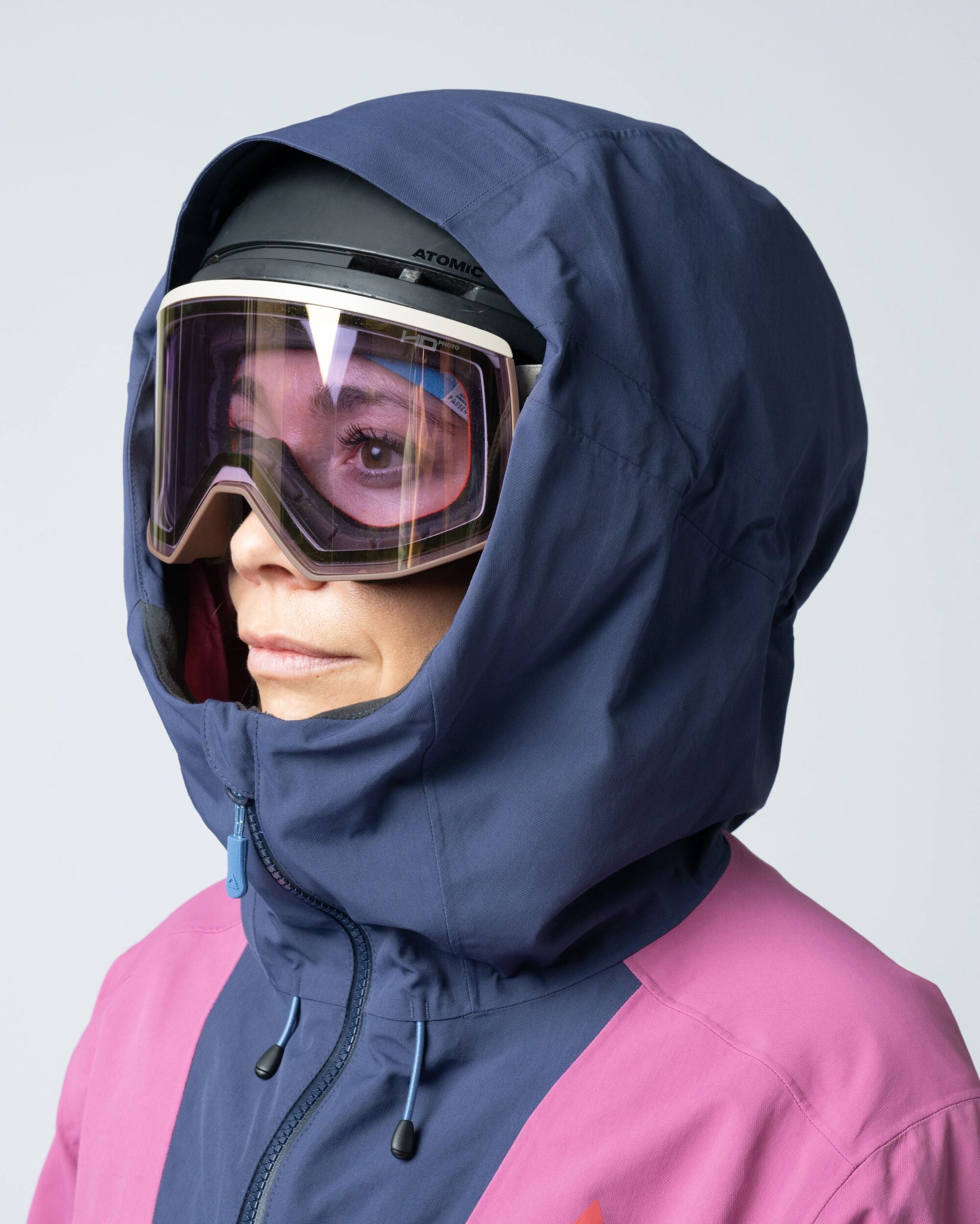 Snowscape Women's Recycled Jacket - Rich Navy - Flatlay