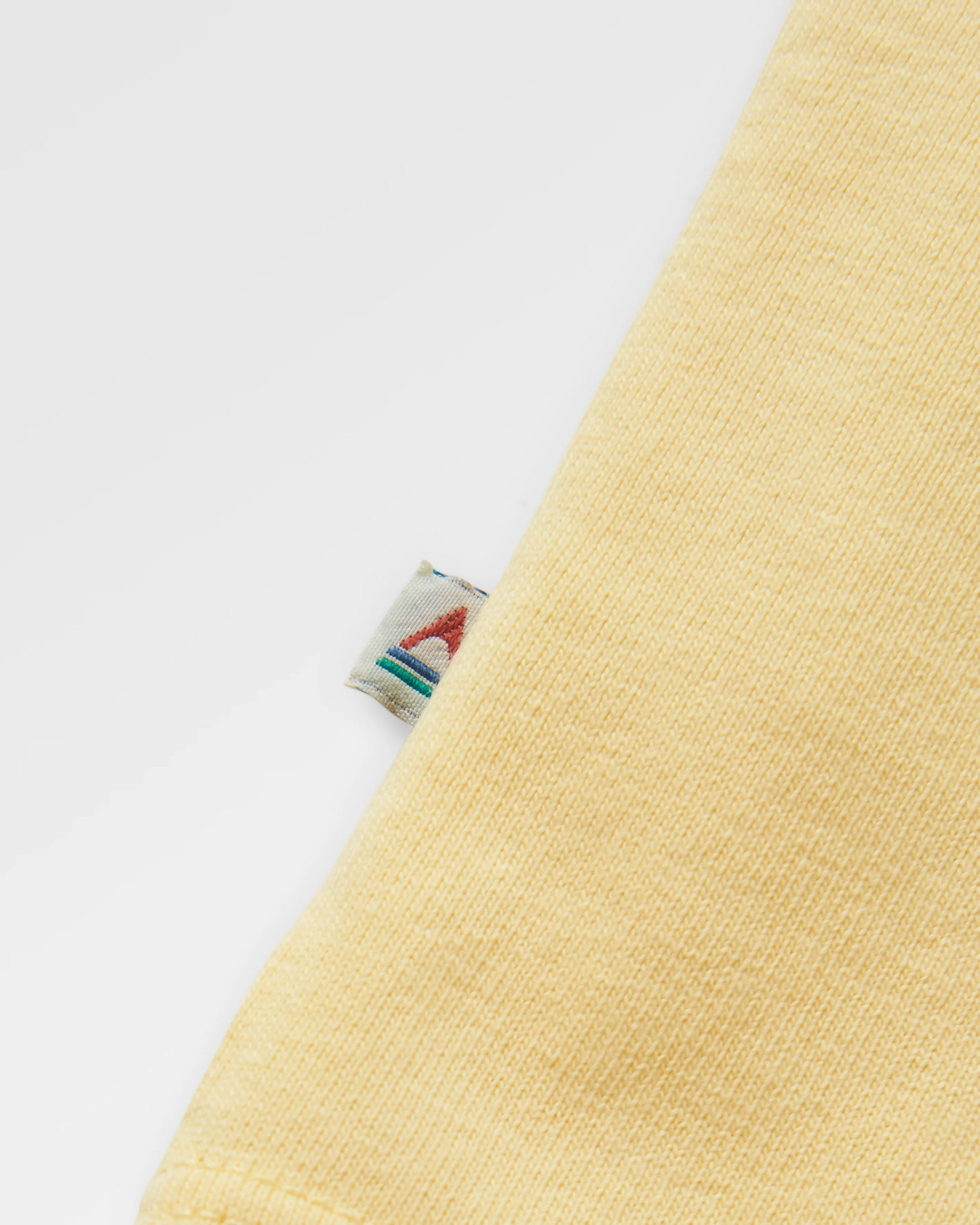 Roam Recycled Cotton T-Shirt - Sunlight - Flatlay