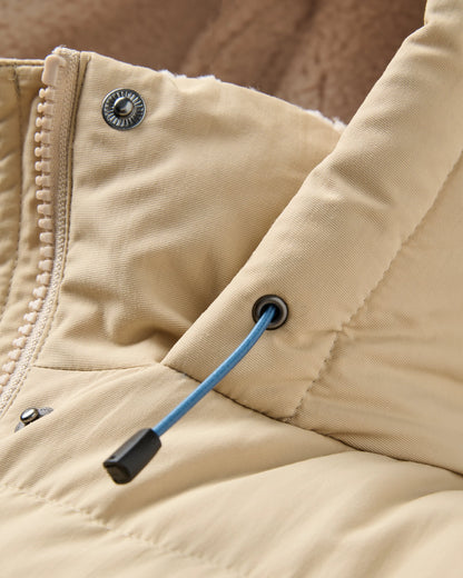 Nook Down Jacket - Stone - Flatlay