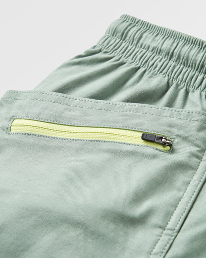 Basswood Organic Cotton Short - Pistachio - Flatlay