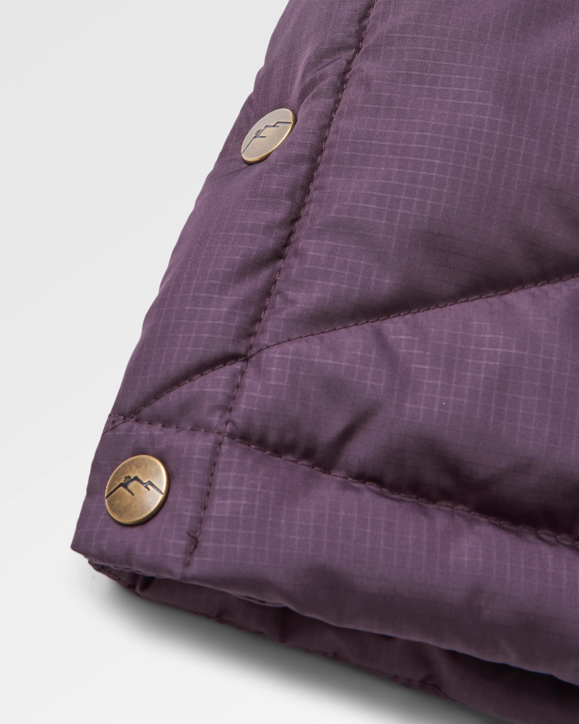 Kinsey Recycled Jacket - Deep Plum - Flatlay