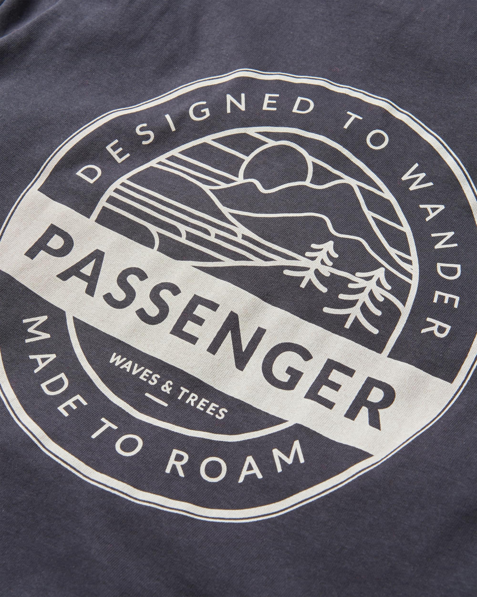 Odyssey Organic Cotton T-Shirt - Black - Flatlay