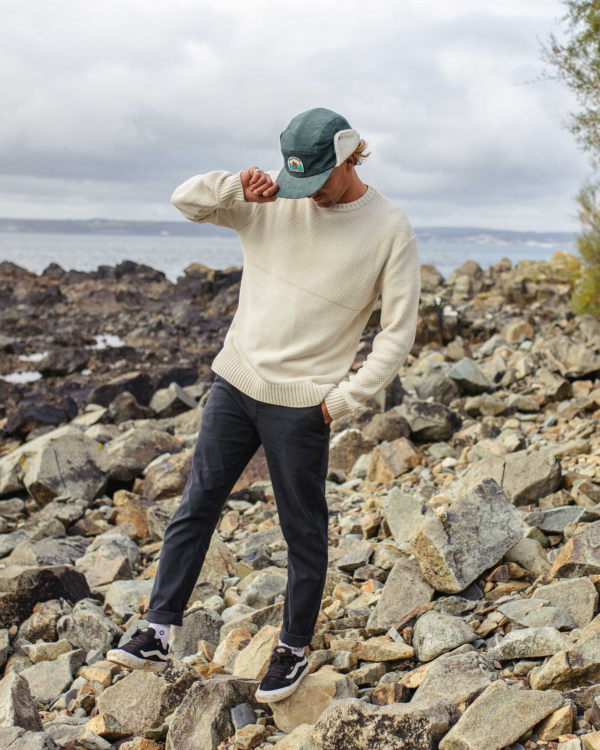 Swell Knitted Jumper - Off White - Lifestyle