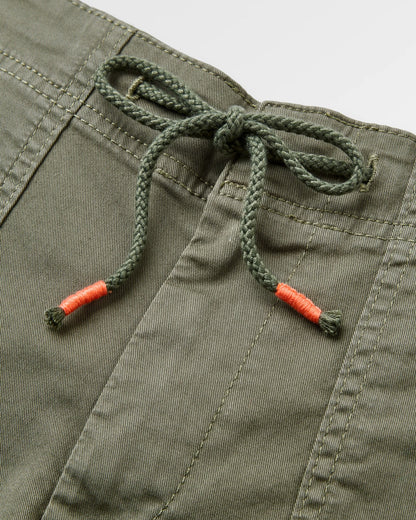 Carriso Short - Dusty Olive - Flatlay