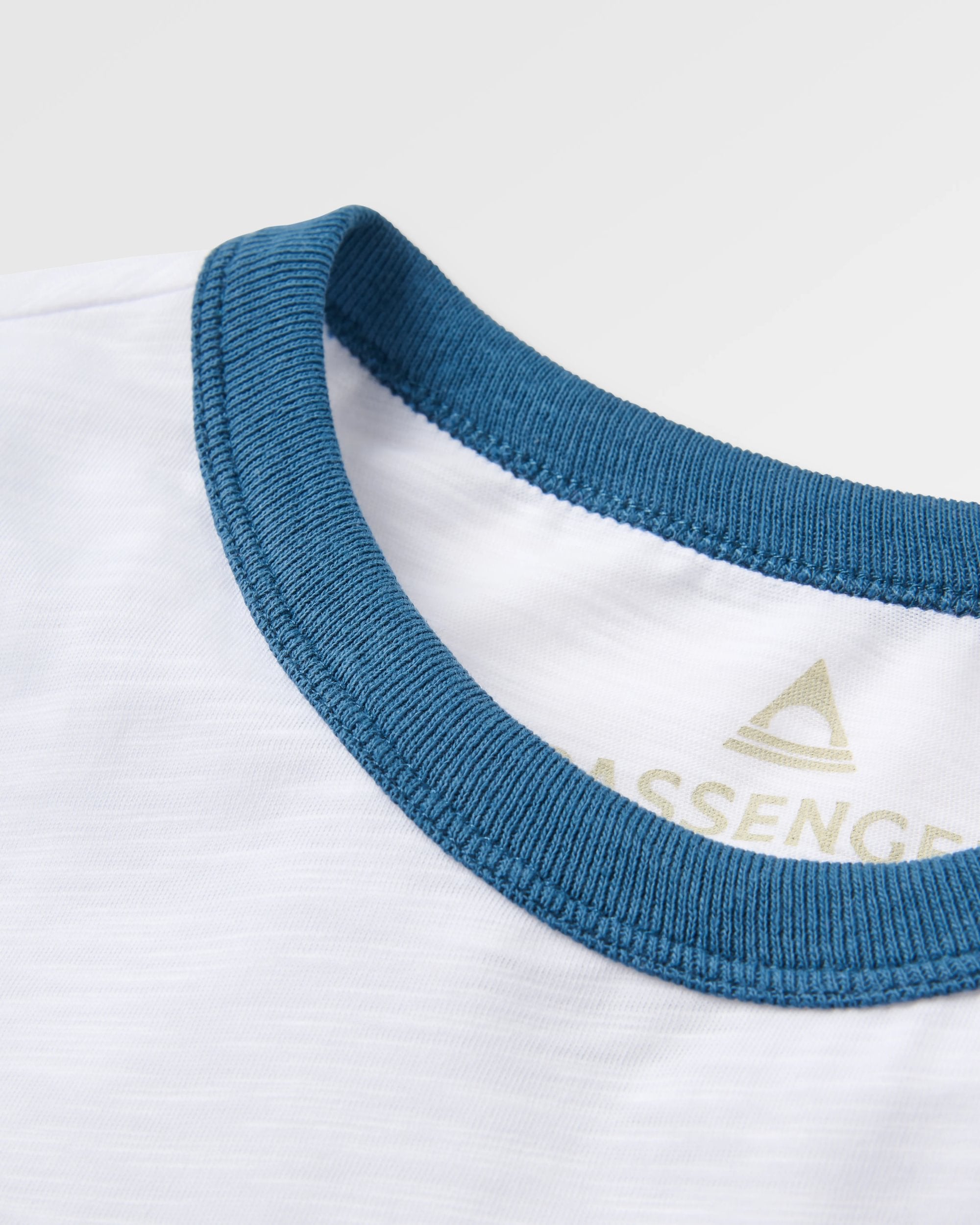 Daze Recycled Cotton T-Shirt - White - Flatlay