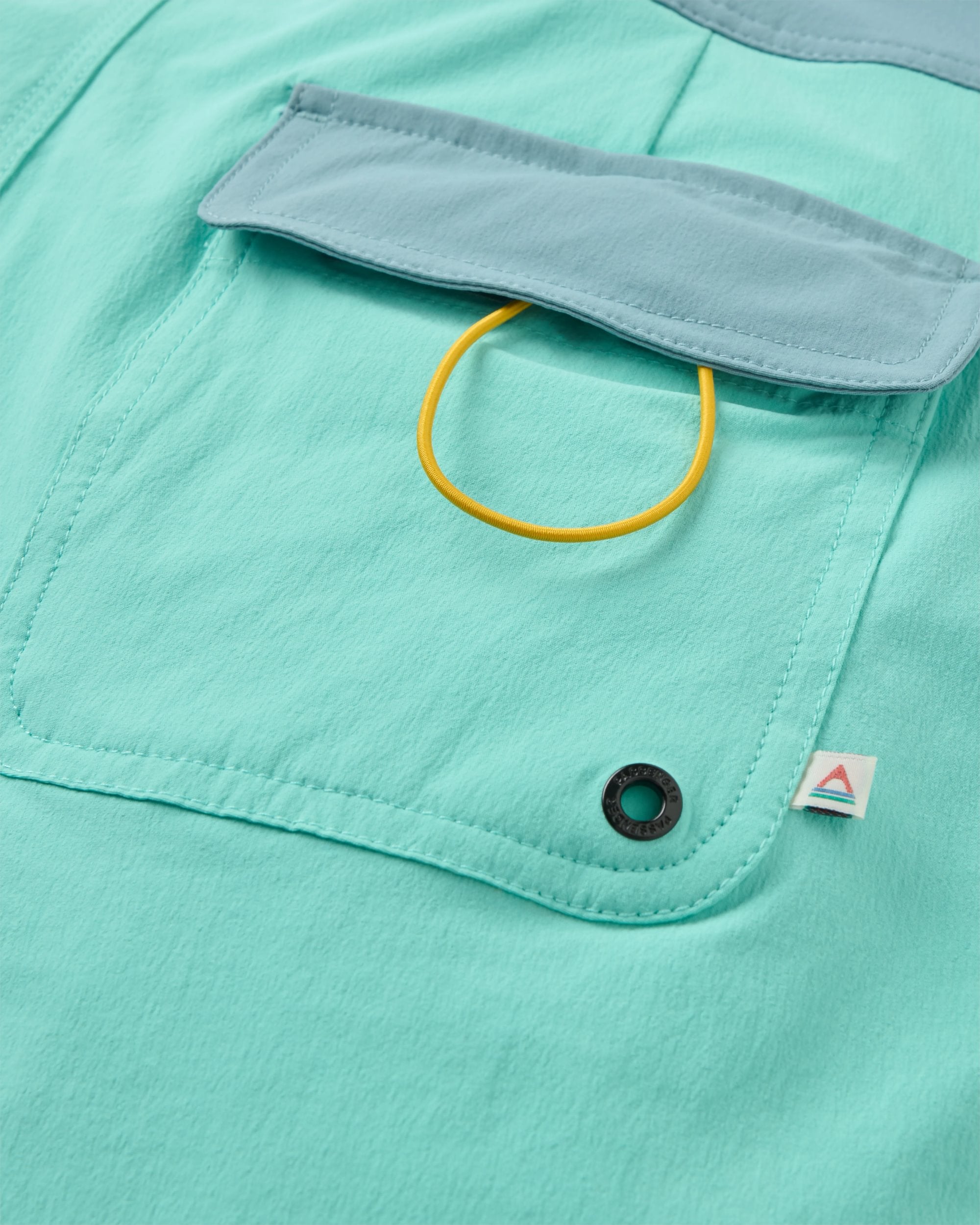 Cruiser NetPlus® Recycled 21" Boardshort - Aqua - Flatlay
