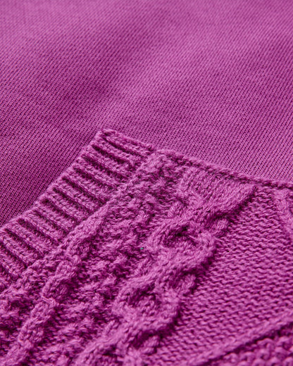 Brooke Zip Hoodie - Wild Berry  - Flatlay