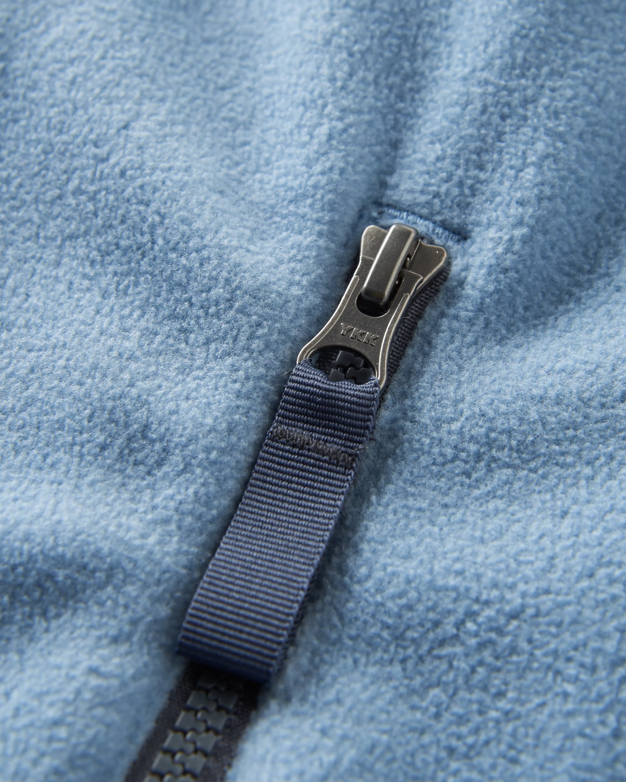 Set Off Recycled Polar 1/4 Zip Fleece - Geo Stripe Birch  - Flatlay