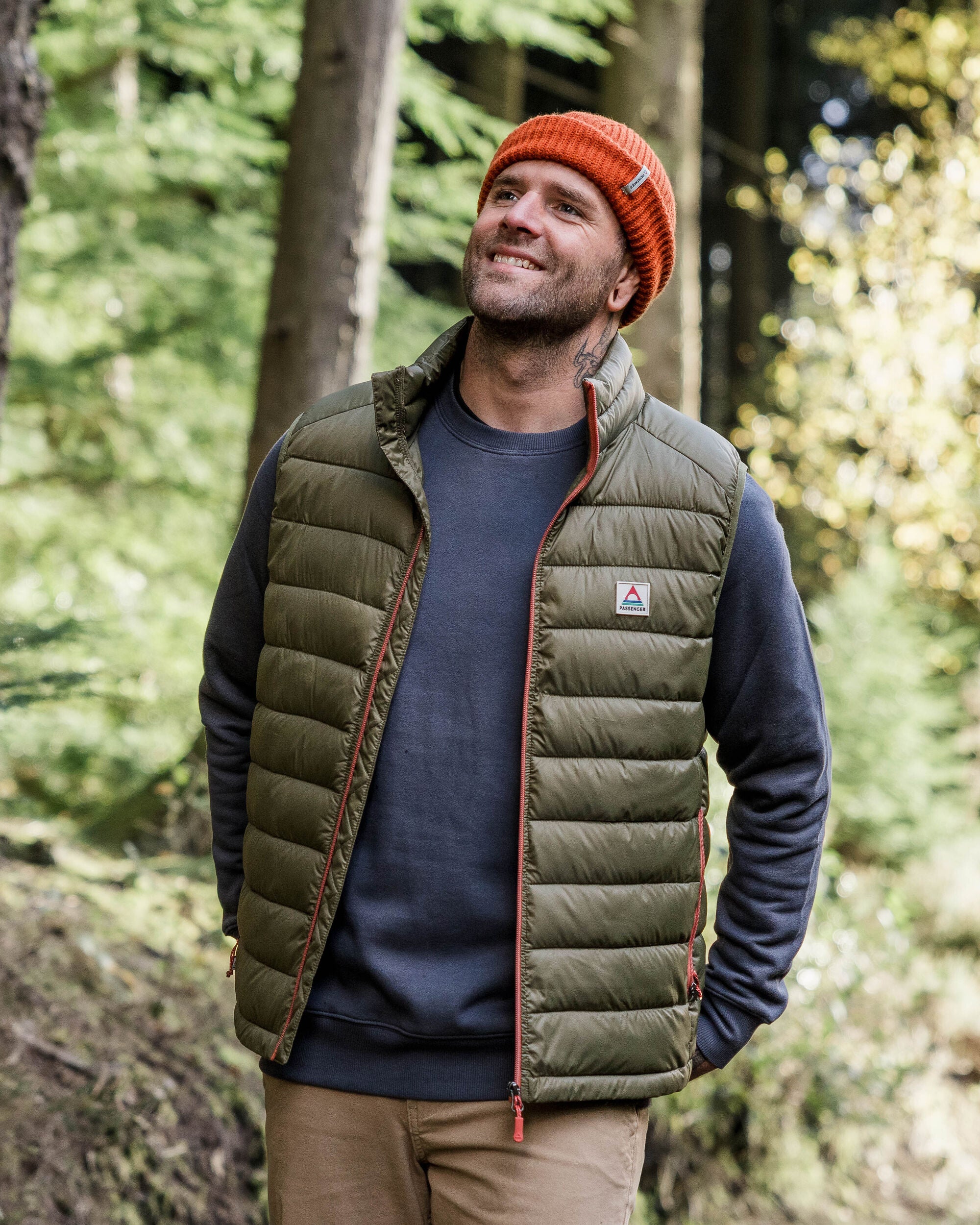 Roamer Insulated Vest - Khaki - Lifestyle