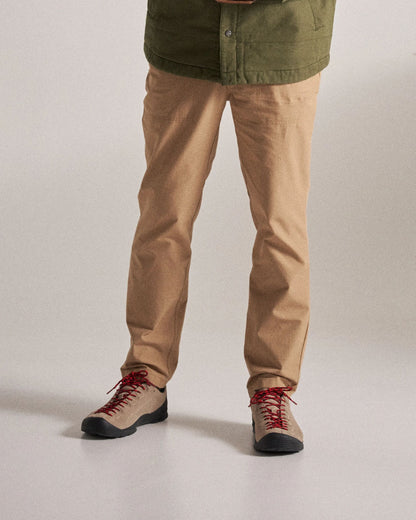 Rif-Raf Organic Cotton Ripstop Trouser - Biscuit - Studio Model