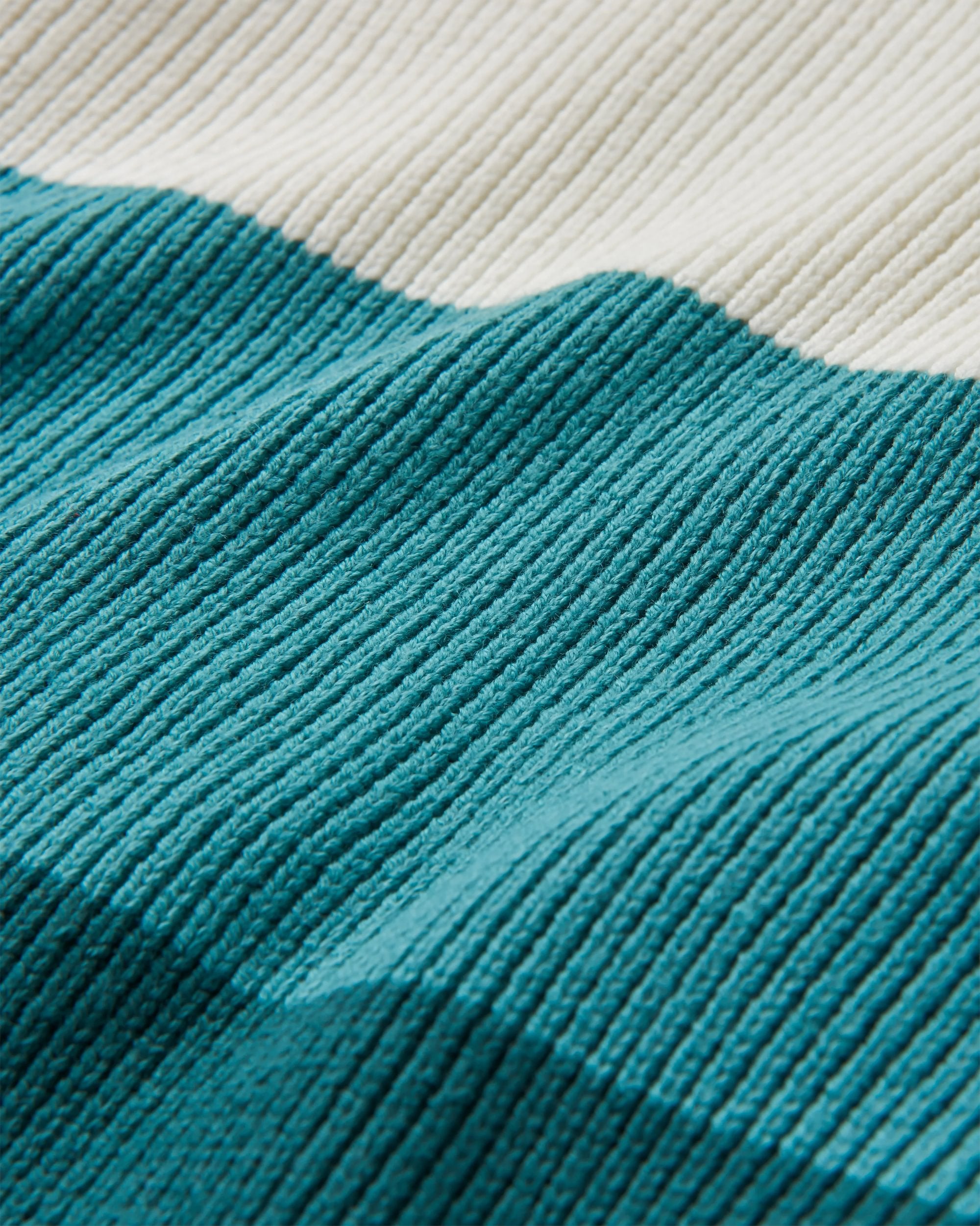 Moments Oversized Organic Knitted Jumper - Multi Stripe - Flatlay