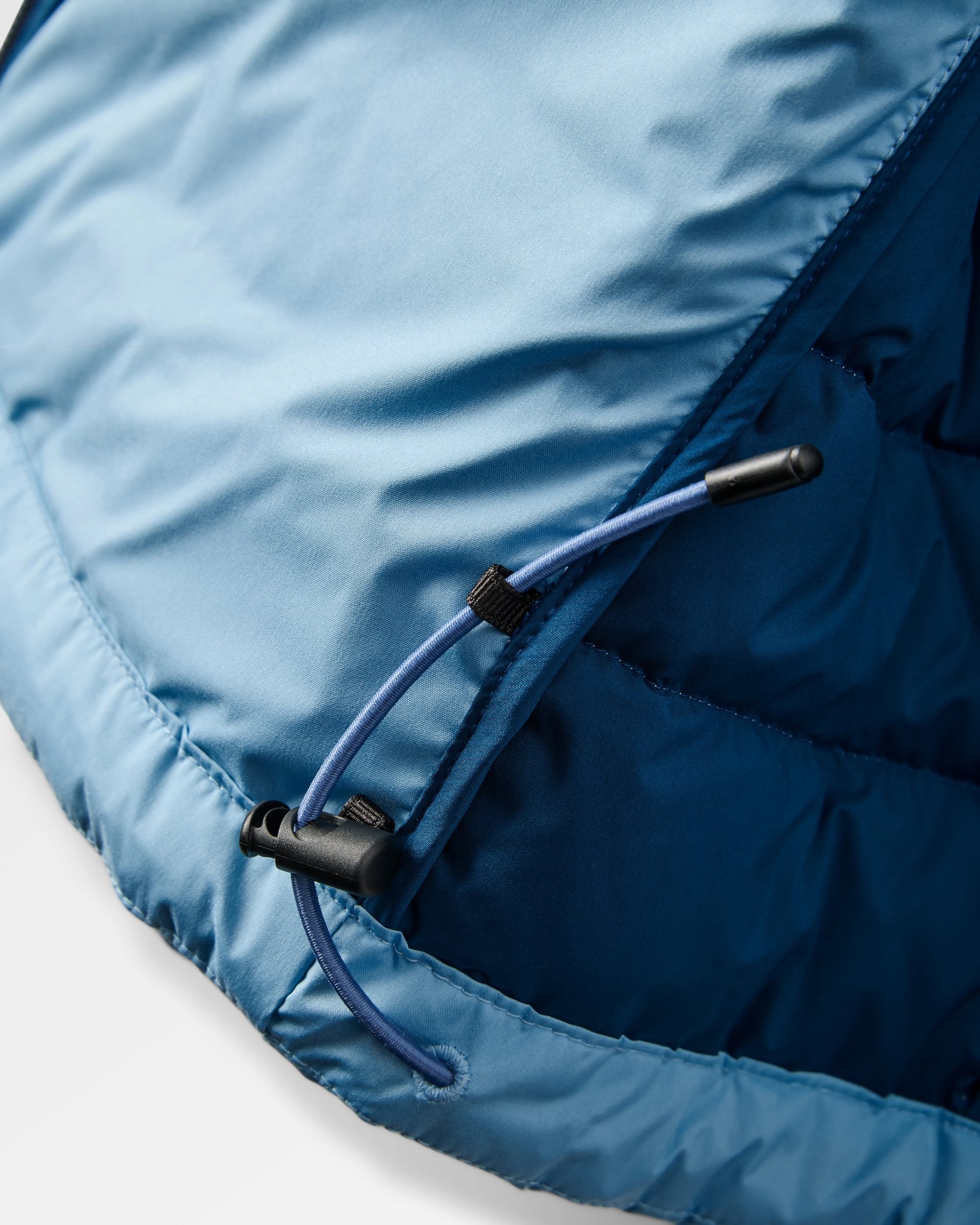 Northstar Down Recycled Jacket - Retro Blue/Tidal Blue - Flatlay