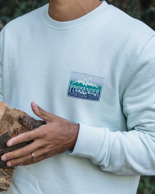 Grounded Organic Cotton Sweatshirt - Surf Spray