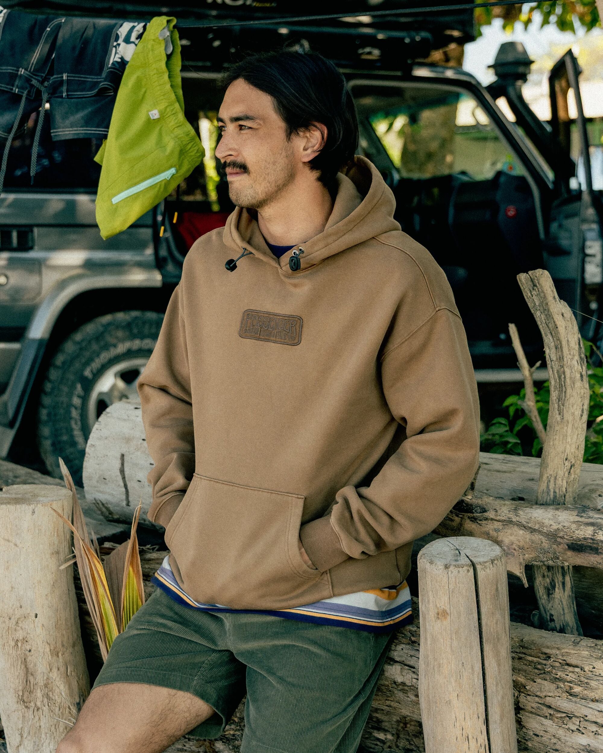Boundless Relaxed Fit Hoodie - Caramel Brown - Lifestyle