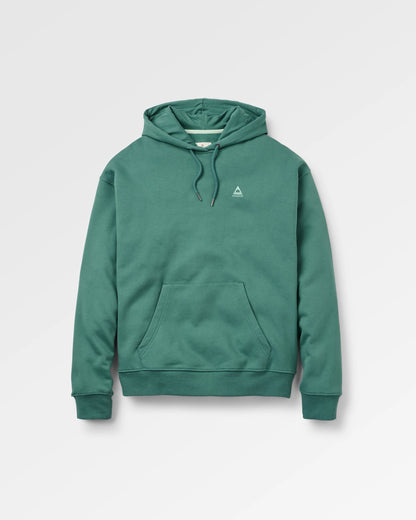 Snapshot Organic Cotton Relaxed Fit Hoodie - Deep Ocean - Flatlay