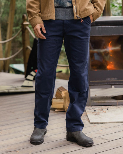 Vantage Organic Cotton Trouser - Rich Navy - Lifestyle
