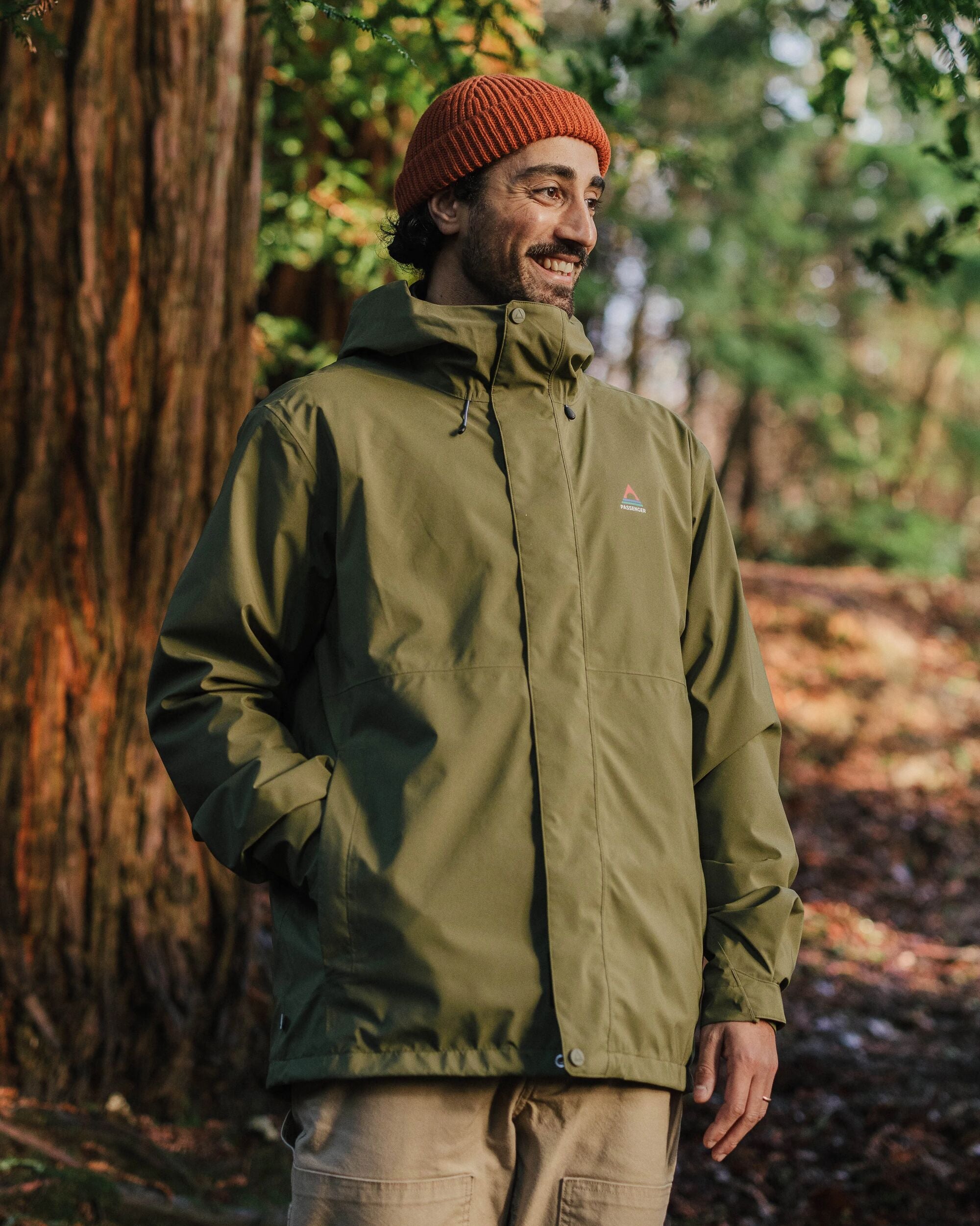 Graniteridge Recycled Waterproof 3 in 1 Jacket - Khaki - Lifestyle