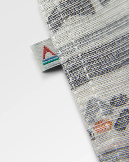 Chill Textured Short Sleeve Shirt - Geo Track Storm Grey - Flatlay