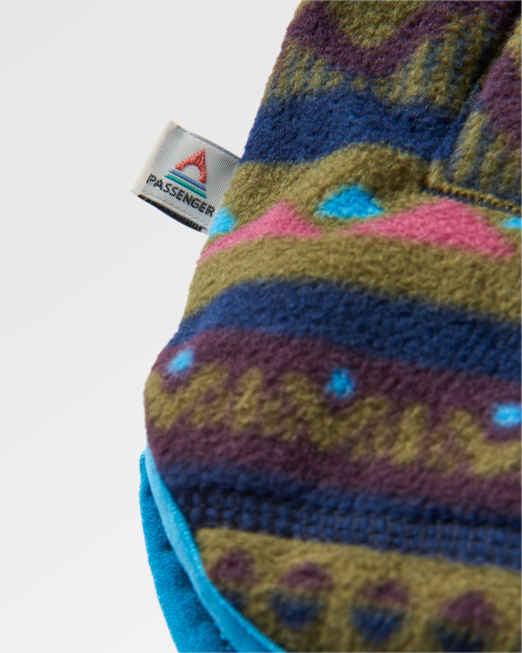 Sorrel Recycled Polar Fleece - Mountain Geo Multi - Flatlay