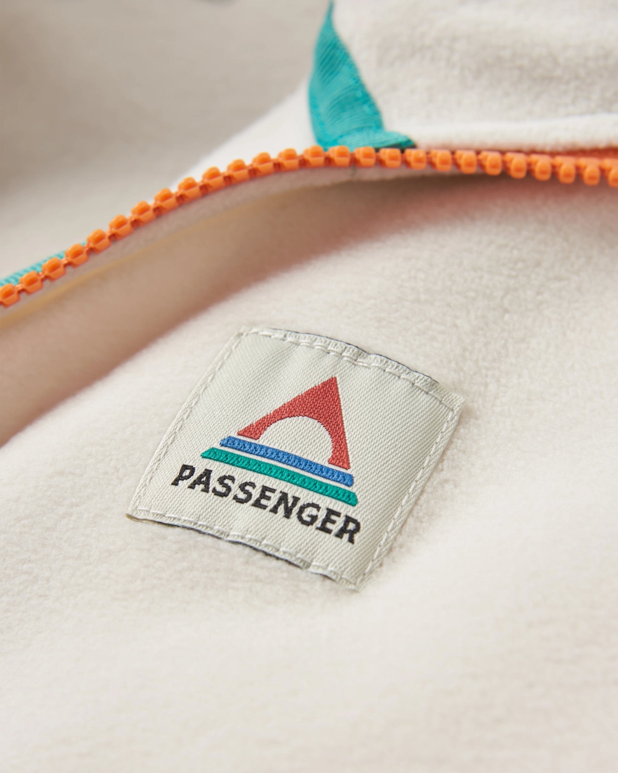 Ayla Recycled Polartec® Fleece - Vintage White - Flatlay