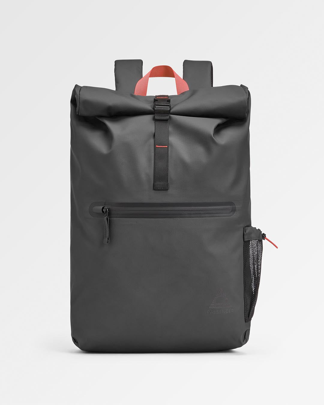 Crossing Roll Top Backpack - Charcoal/ Black