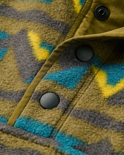Take It Easy Polar Fleece - Views Dark Olive - Flatlay