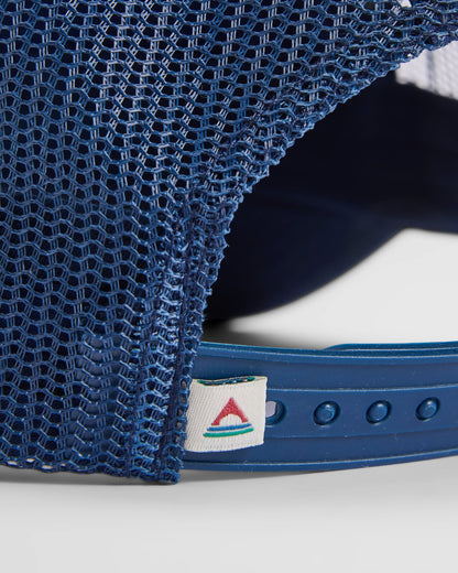 Elements Core Trucker - Triangle Patch - Rich Navy - Flatlay