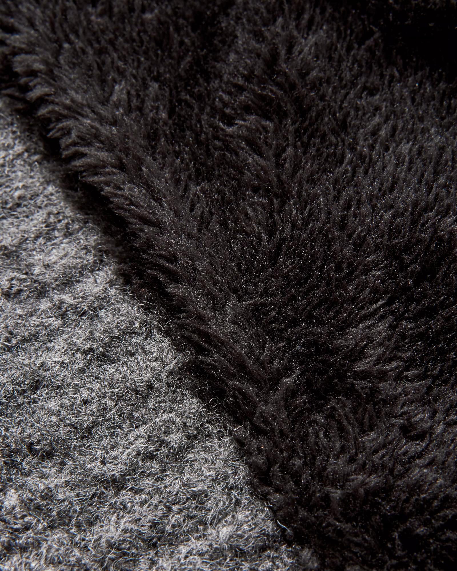 Redwood Fleece Lined Recycled Beanie - Grey - Flatlay