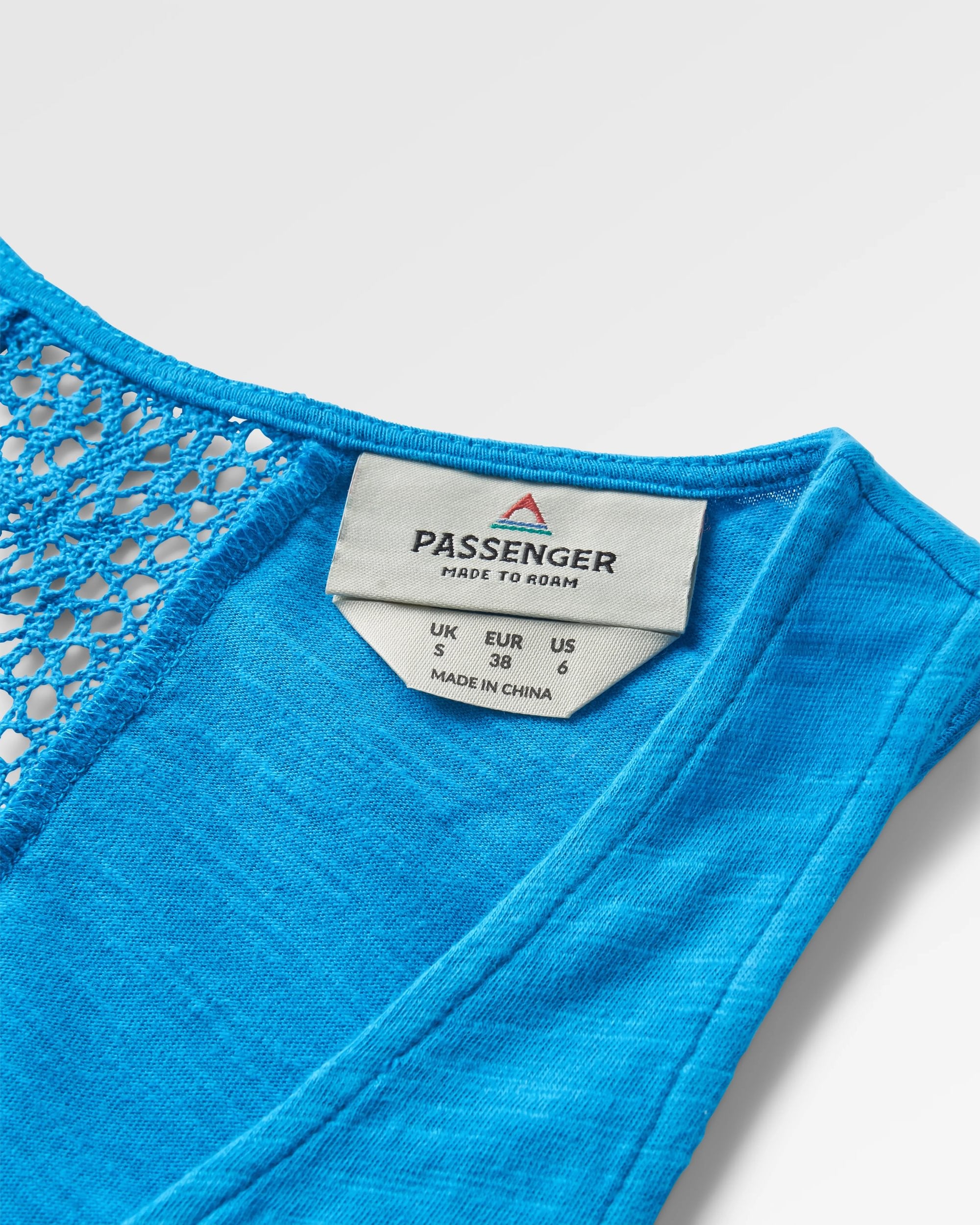 Rivergate Recycled Cotton Dress - Bluejay - Flatlay