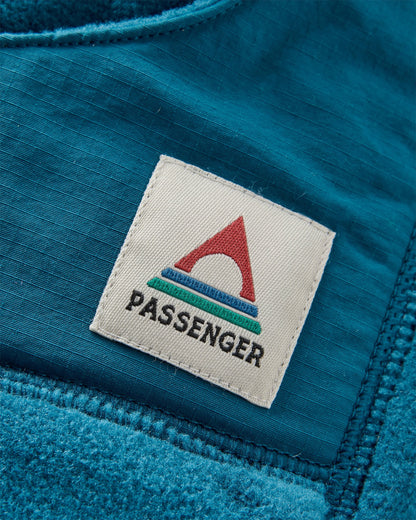 Snow Lodge Polartec® Hood - Tidal Blue - Flatlay