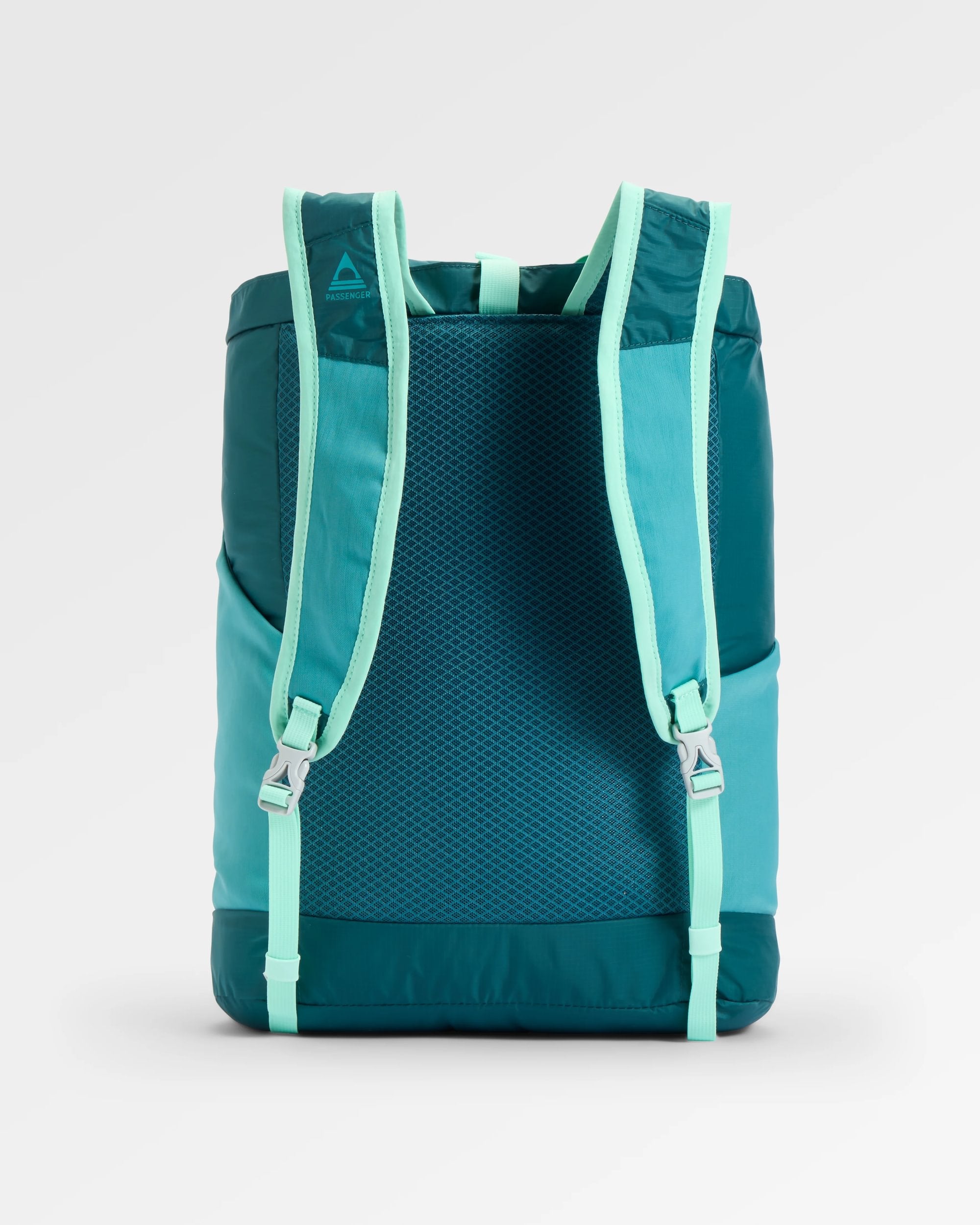 Travelscape Light Tote - Mediterranean/ Ocean Teal - Flatlay