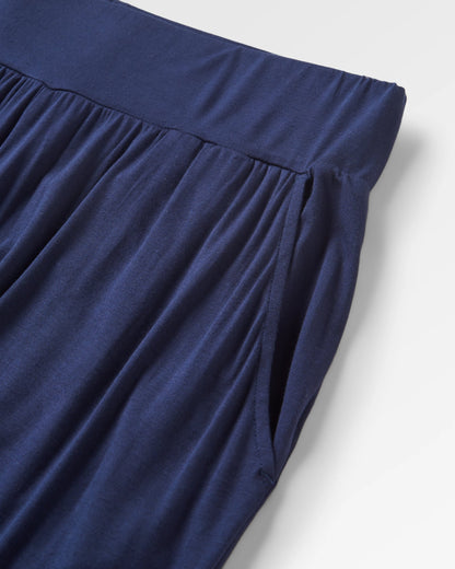 Day Dream Recycled Trouser - Rich Navy - Flatlay