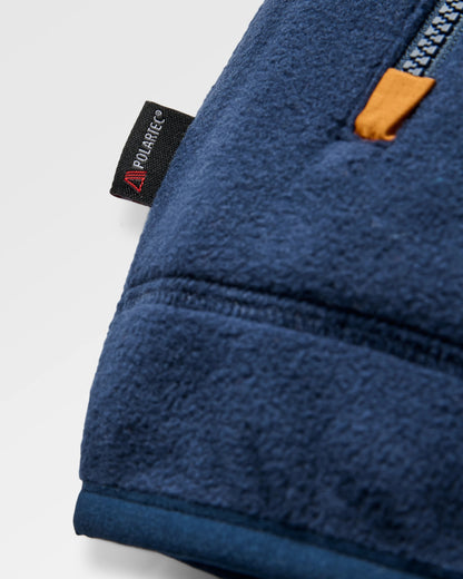 Dusk Recycled Polartec® Fleece - Rich Navy - Flatlay