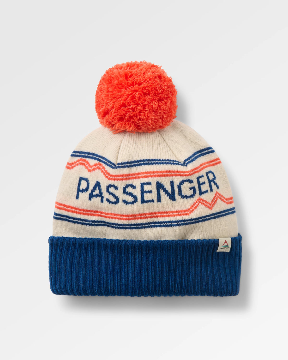 Passenger Logo Bobble Hat - Birch - Flatlay