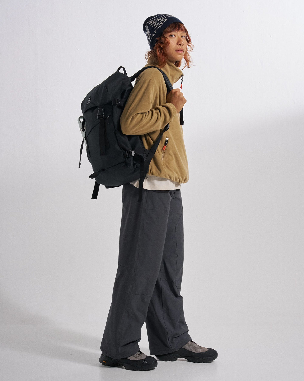 Marin Lined Active Trouser - Charcoal - Studio Model