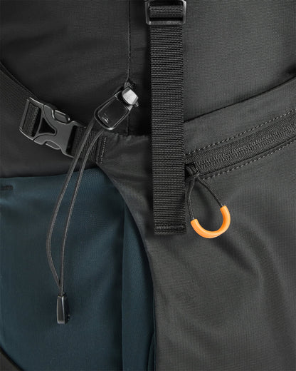 Trailscape Recycled 30L Backpack - Black - Flatlay