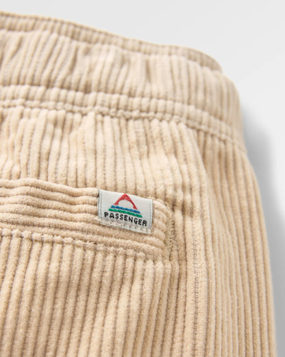 Shack Cord Short - Stone - Flatlay