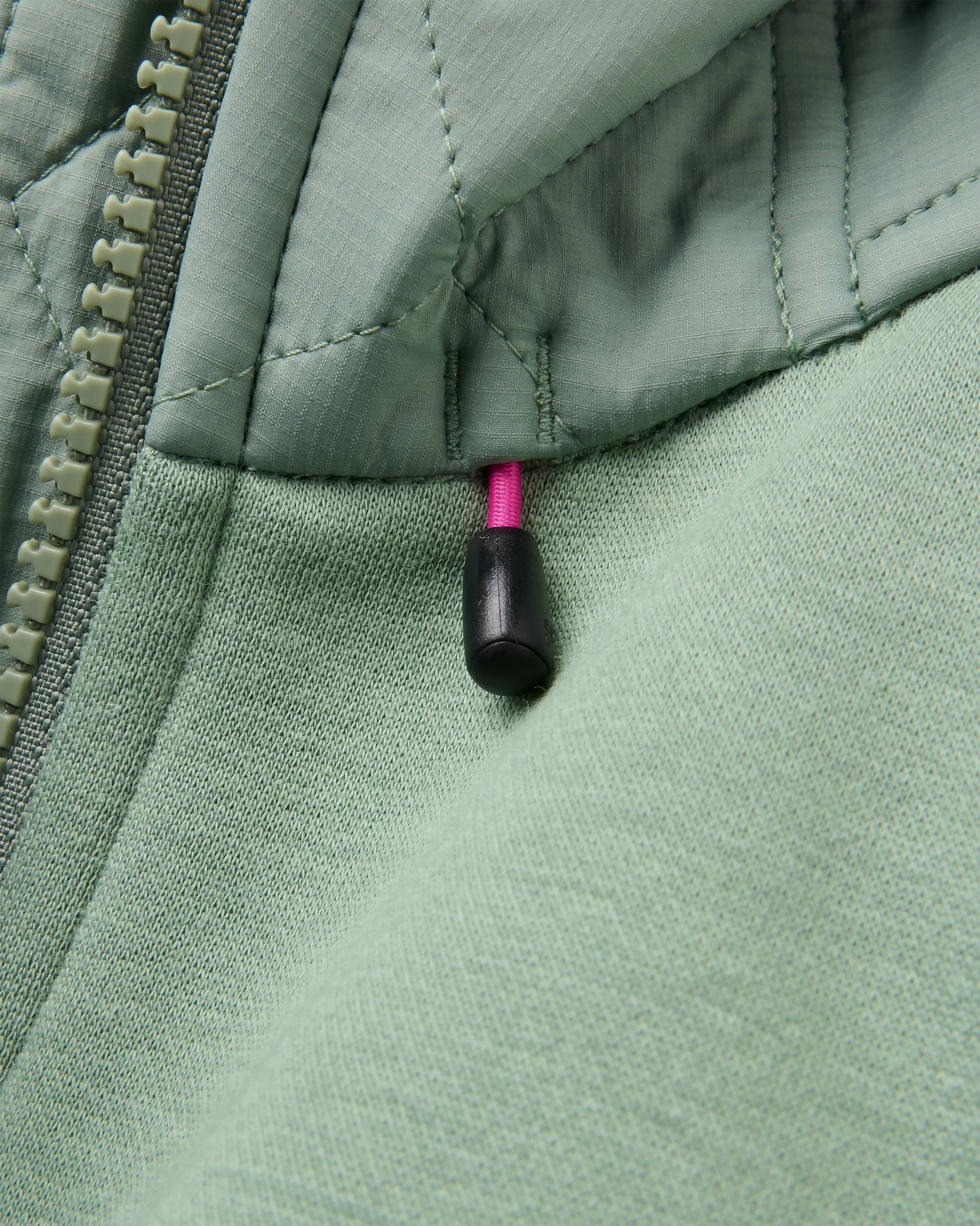 Solscape Women's Active Hoodie - Pistachio Marl - Flatlay