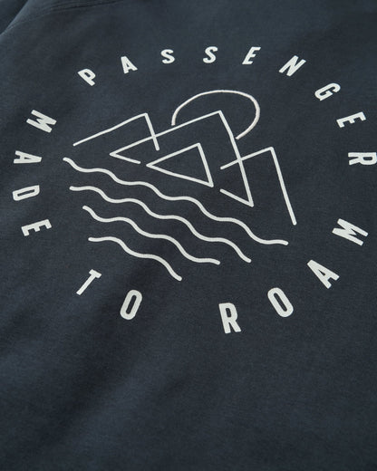 Remote Recycled Cotton Hoodie - Black - Flatlay