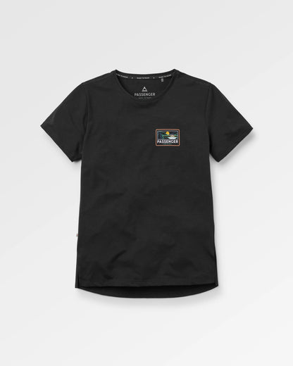 Roamer Women's Drirelease® Active T-Shirt - Black - Flatlay