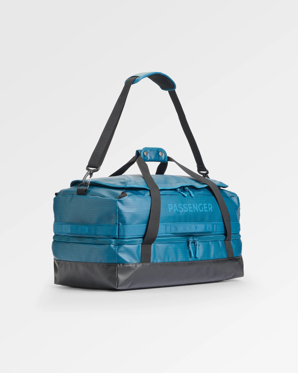 Roamer 60L Split Duffel Bag - Tidal Blue - Flatlay